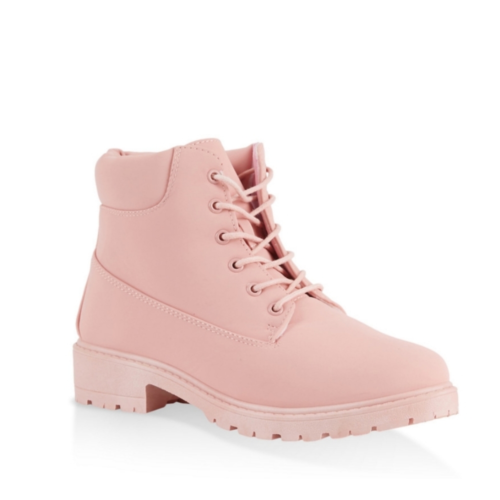 Pink boots
